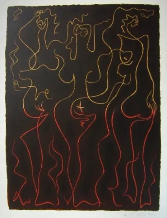 Litografia Masson - Sans titre