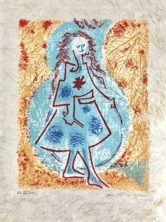 Litografia Masson - Une étoile de craie