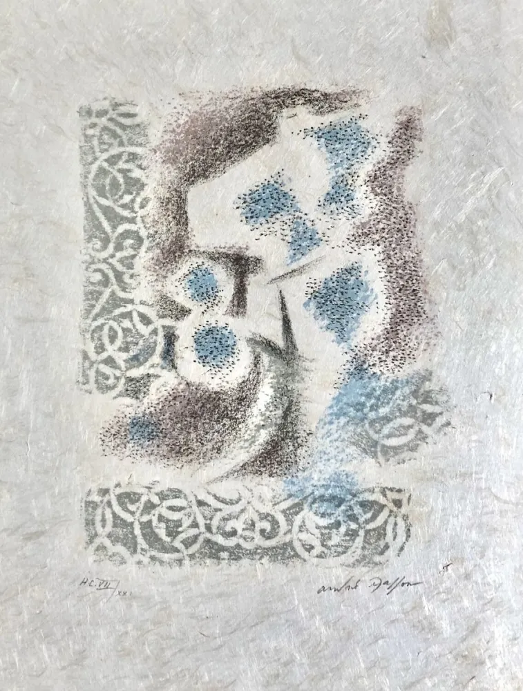 Litografia Masson - Une étoile de craie