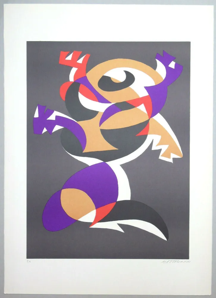 Litografia Mastroianni  - Composizione