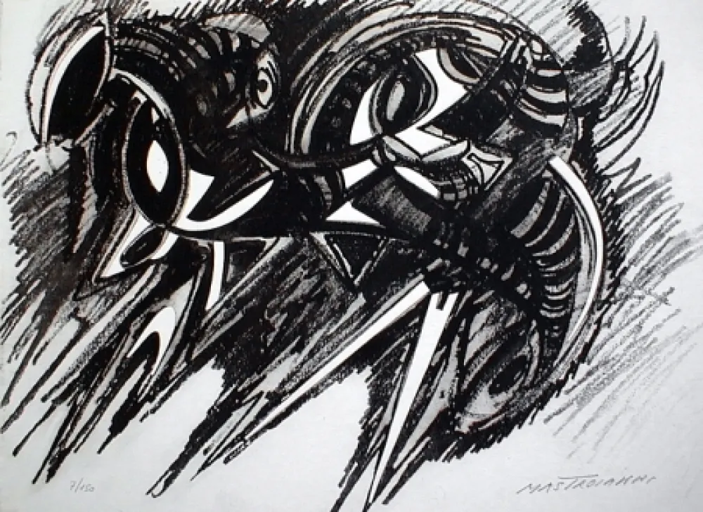 Água-Forte E Água-Tinta Mastroianni  - Senza titolo