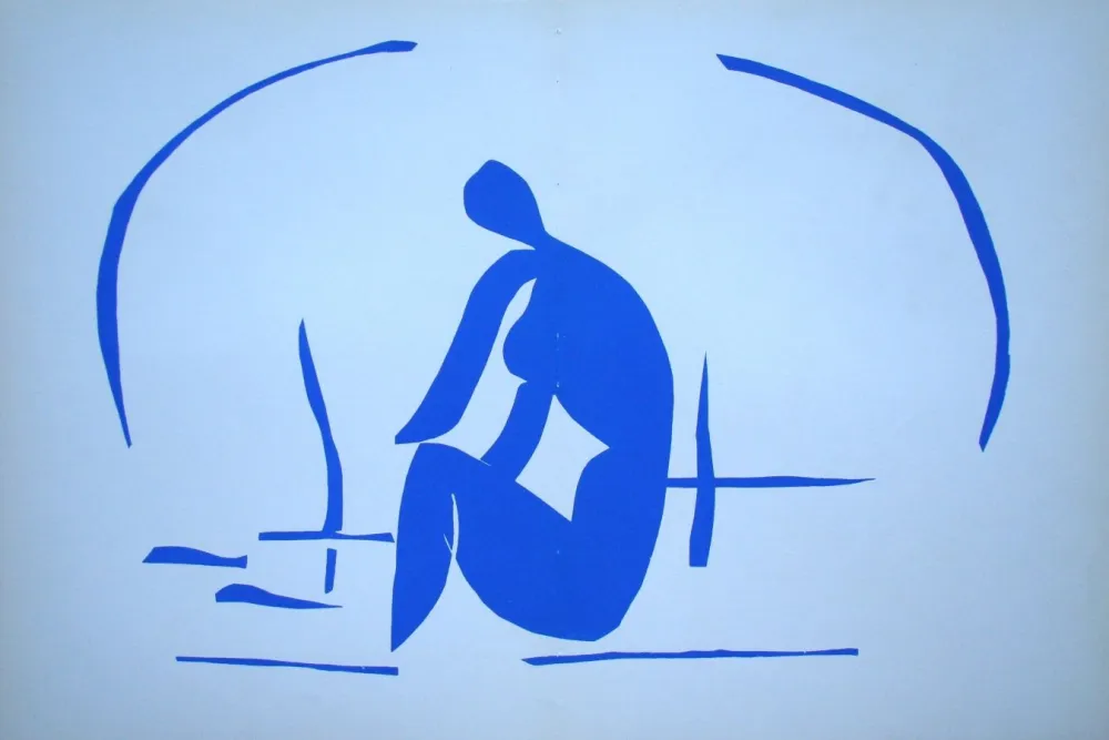 Litografia Matisse (After) - Baigneuse dans les roseaux