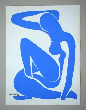 Serigrafia Matisse (After) - Nu bleu