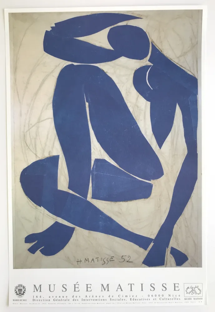 Cartaz Matisse (After) - Nu bleu IV
