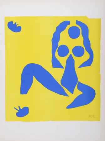 Litografia Matisse (After) - Nu Bleu La Grenouille, 1958