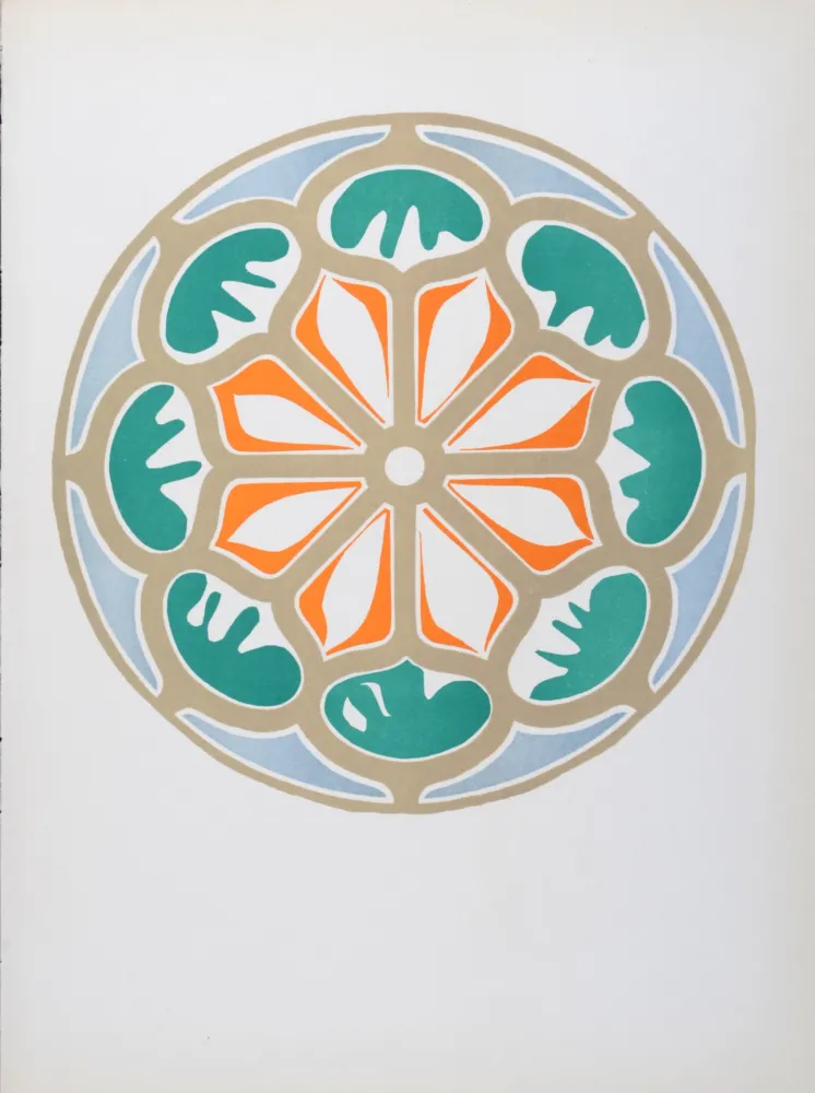 Litografia Matisse (After) - Rosace, 1958