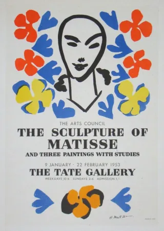 Litografia Matisse (After) - The Sculpture of Matisse