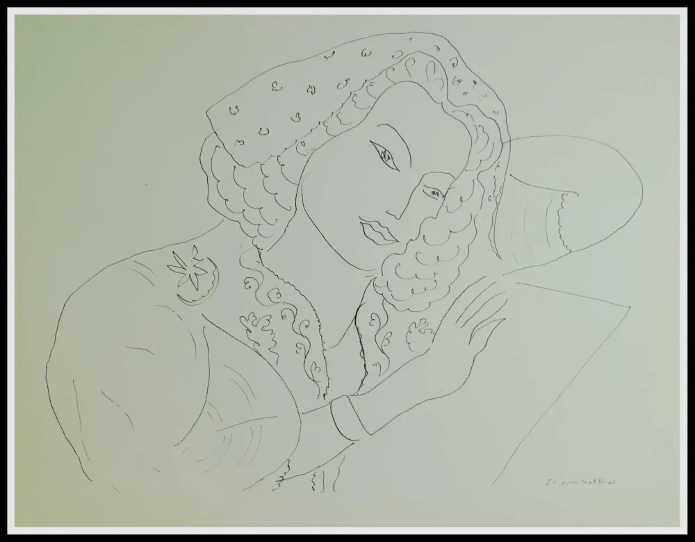 Litografia Matisse (After) - THEMES & VARIATIONS III