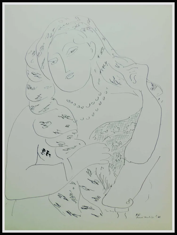 Litografia Matisse (After) - THEMES & VARIATIONS VI