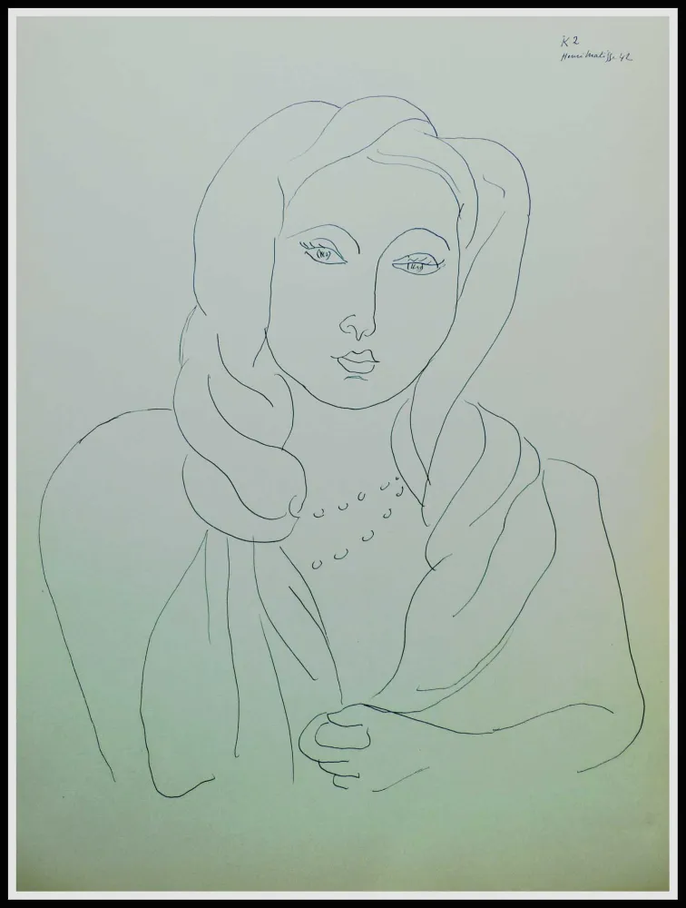 Litografia Matisse (After) - THEMES & VARIATIONS VII
