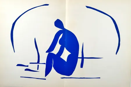 Litografia Matisse - Baigneuse dans les roseaux 