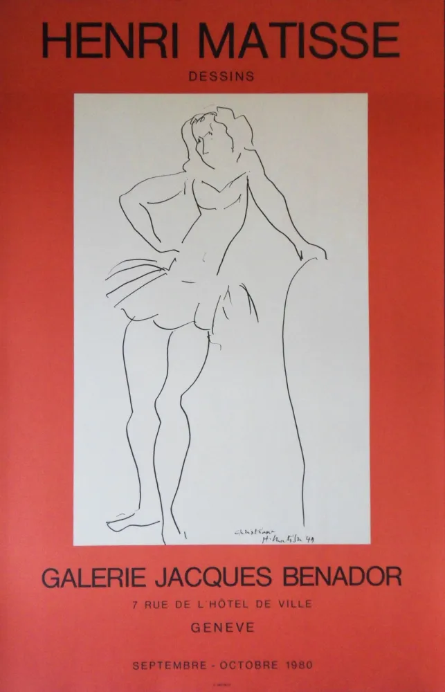 Livro Ilustrado Matisse - Christiane, la danseuse