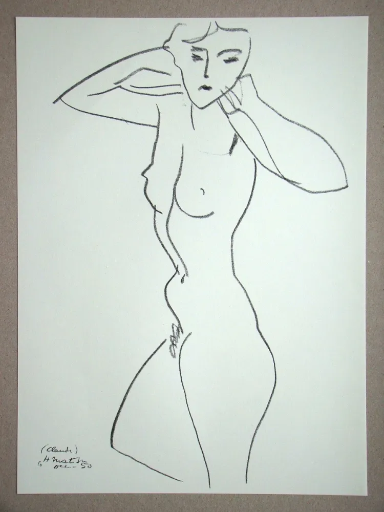 Litografia Matisse - Claude