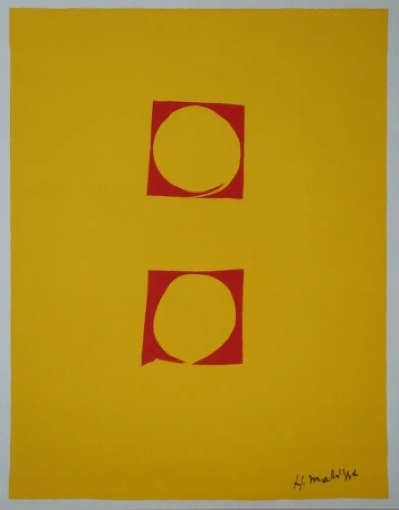 Serigrafia Matisse - Composition Deux cercles