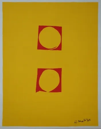 Serigrafia Matisse - Composition Deux cercles