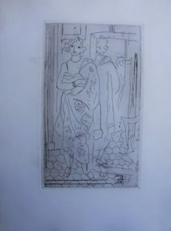 Gravura Matisse - D116 Le Reflect Dans La Glace