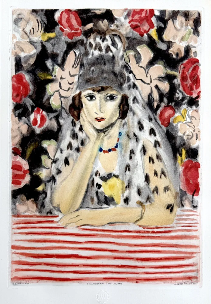 Água-Forte E Água-Tinta Matisse - Espagnole a la Mantille