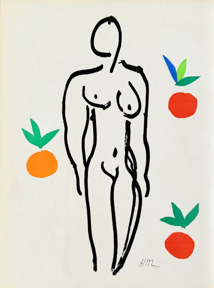 Litografia Matisse - Femme