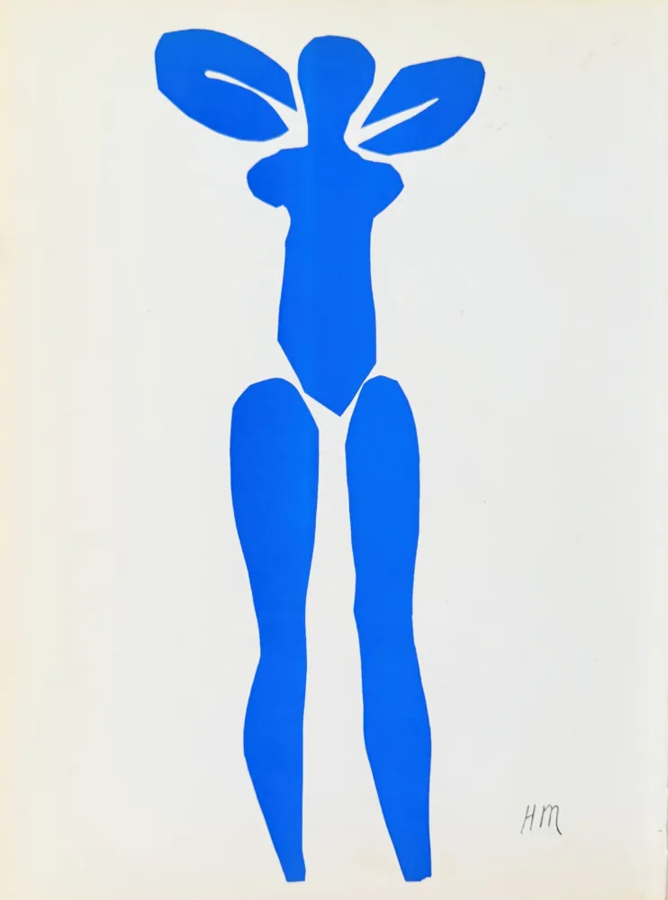 Litografia Matisse - Femme Bleue