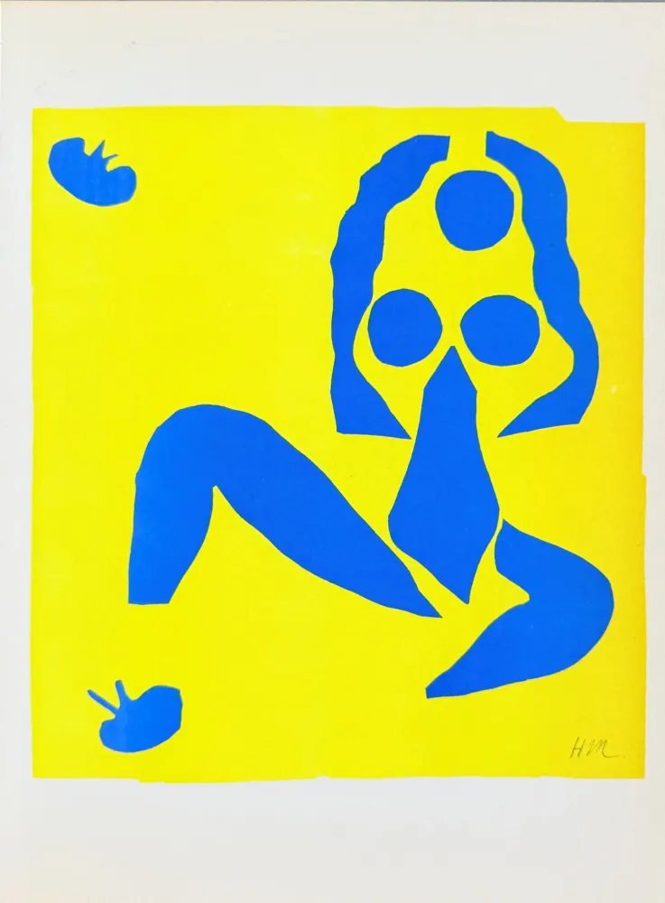 Litografia Matisse - Femme Bleue