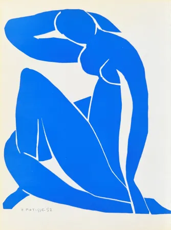 Litografia Matisse - Femme Bleue