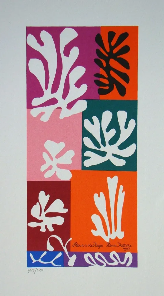 Serigrafia Matisse - Fleurs de Neige, 1951