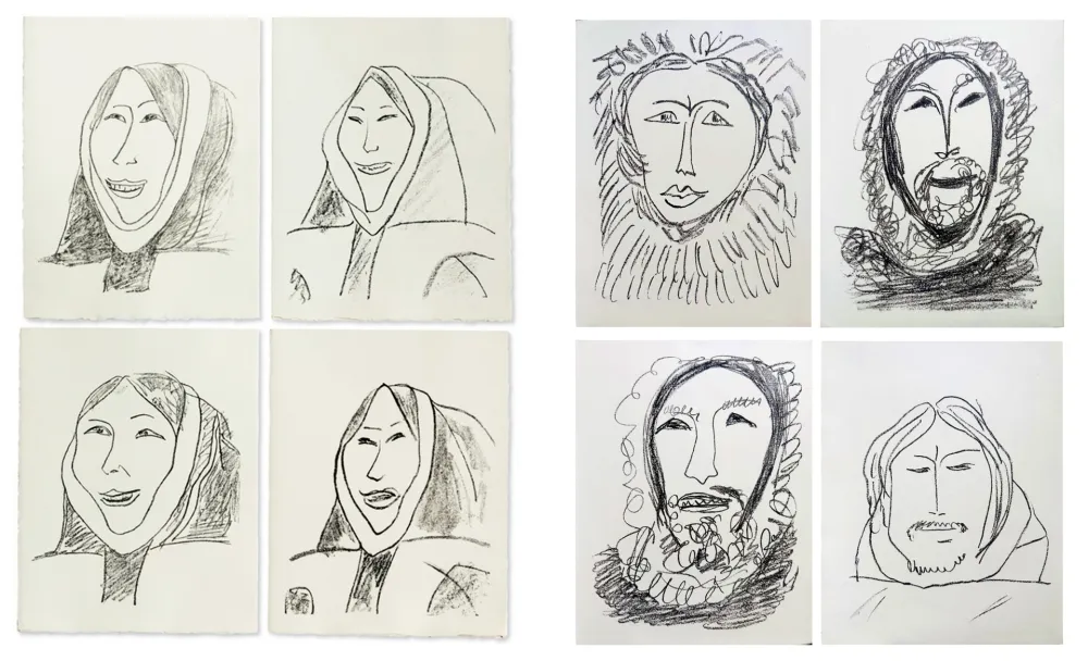 Livro Ilustrado Matisse - G. Duthuit : UNE FÊTE EN CIMMÉRIE (31 lithographies) Tériade 1963