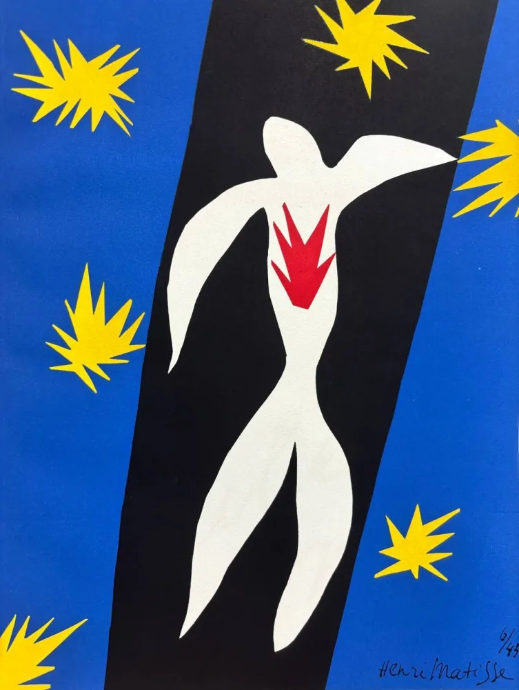 Estêncil Matisse - La Chute d'Icare (The Fall of Icarus)