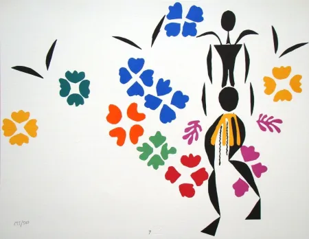 Litografia Matisse - La négresse