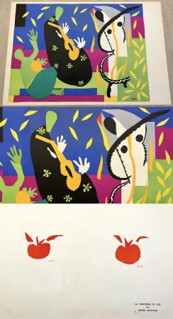 Litografia Matisse - LA TRISTESSE DU ROI. Lithographie (Tirage original de 1952-1953)
