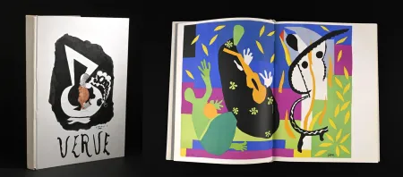 Livro Ilustrado Matisse - LA TRISTESSE DU ROI. VERVE Vol. VII. N° 27-28 (1953) : Chagall, Matisse, Miro, Braque. 34 LITHOGRAPHIES.