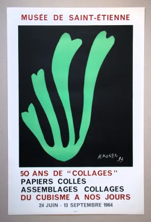 Cartaz Matisse - L'Algue Verte, 1953