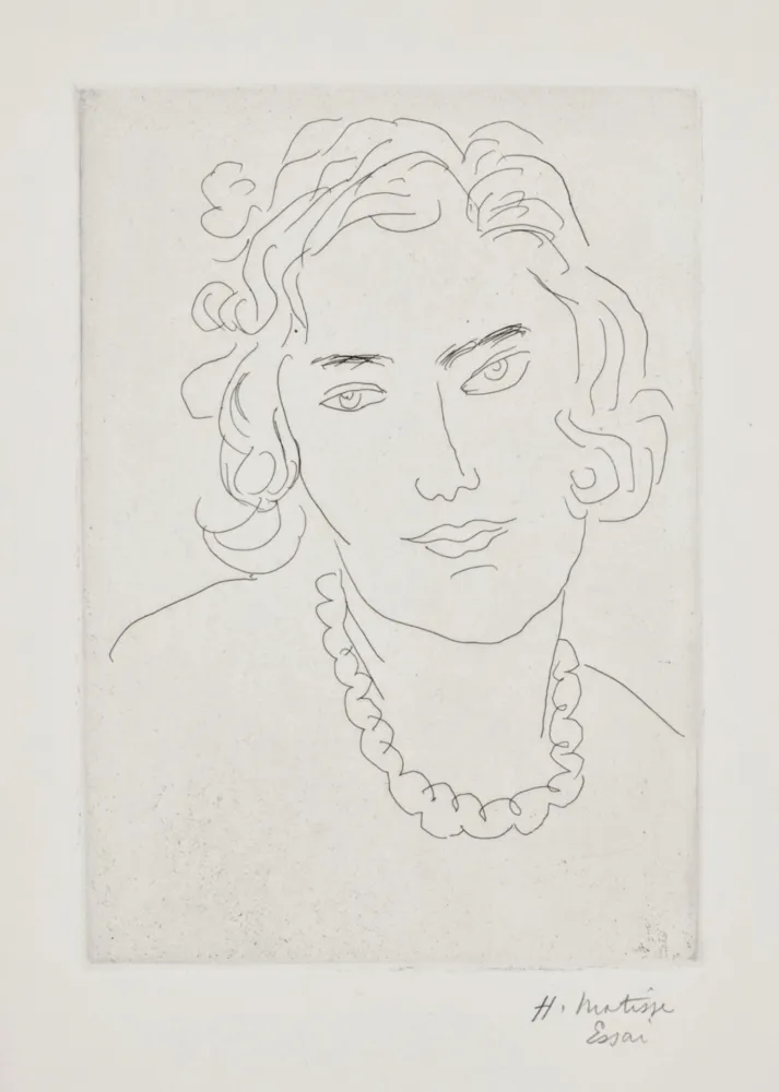 Gravura Matisse - Le Grand Collier 
