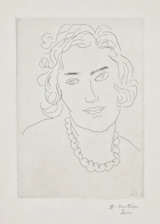 Gravura Matisse - Le Grand Collier 
