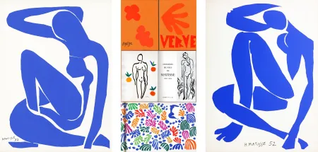 Livro Ilustrado Matisse - MATISSE : DERNIÈRES ŒUVRES 1950 - 1954 (VERVE Vol. IX, No. 35-36) 1958