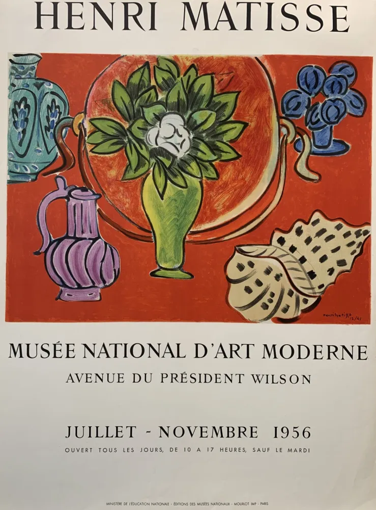 Litografia Matisse - Musée National d'Art Moderne