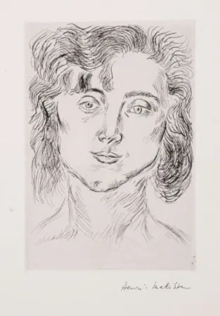 Gravura Matisse - One plate, from Cinquante Dessins (Duthuit Books 2)