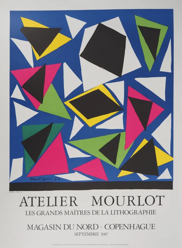 Livro Ilustrado Matisse - Papiers découpés, Atelier Mourlot