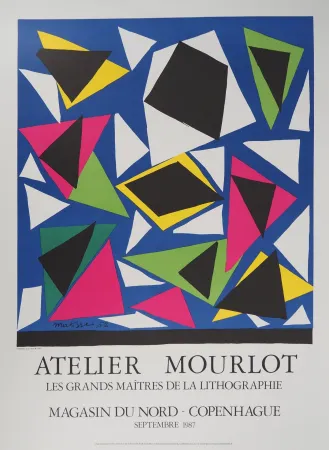 Livro Ilustrado Matisse - Papiers découpés, Atelier Mourlot