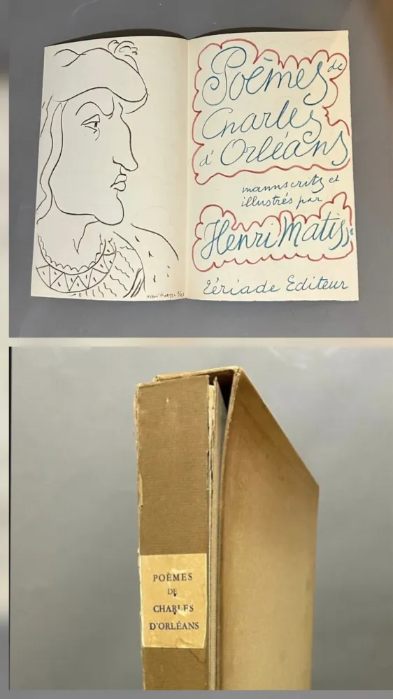 Litografia Matisse - Poèmes de Charles d'Orléans 