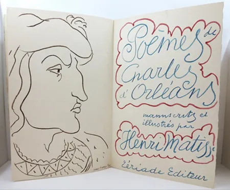 Livro Ilustrado Matisse - Poèmes de Charles d'Orleans, Teriade 1950