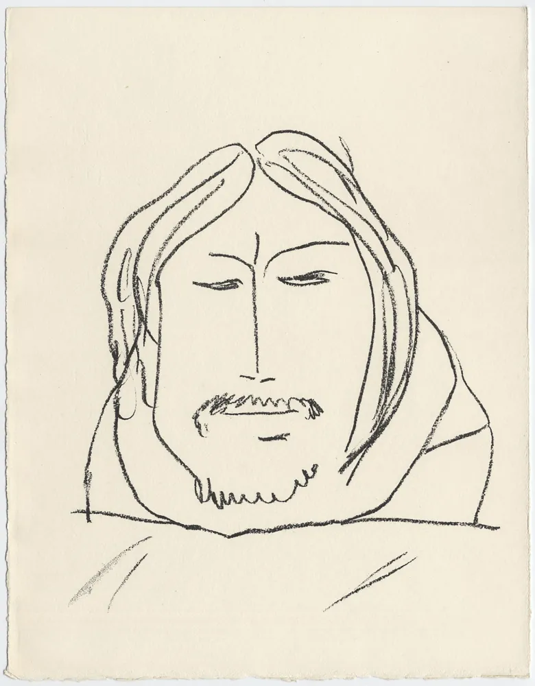 Litografia Matisse - Portrait d'homme esquimau n° 6. 1947 (Pour Une Fête en Cimmérie)