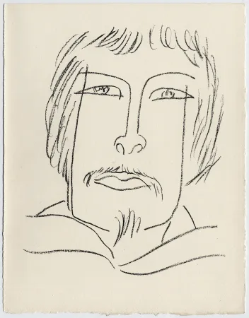 Litografia Matisse - Portrait d'homme esquimau n° 7. 1947 (Pour Une Fête en Cimmérie)
