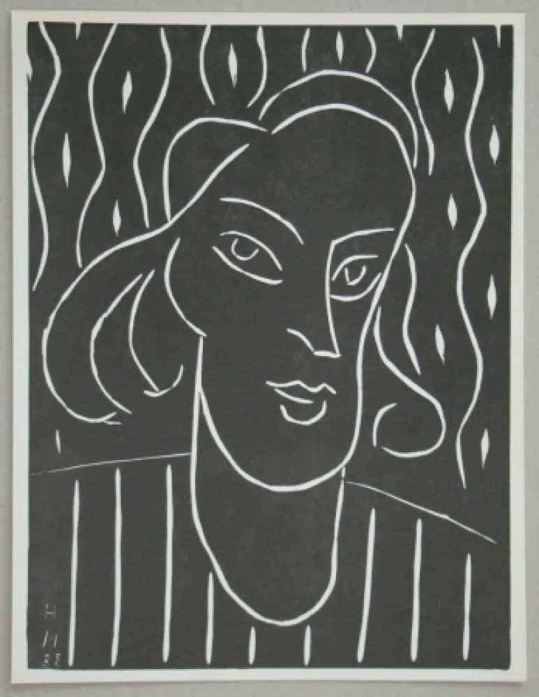 Linogravura Matisse - Teeny, 1938