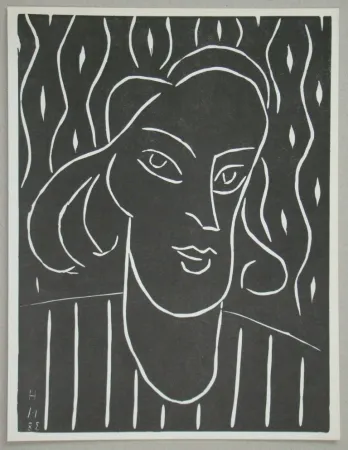 Linogravura Matisse - Teeny, 1938
