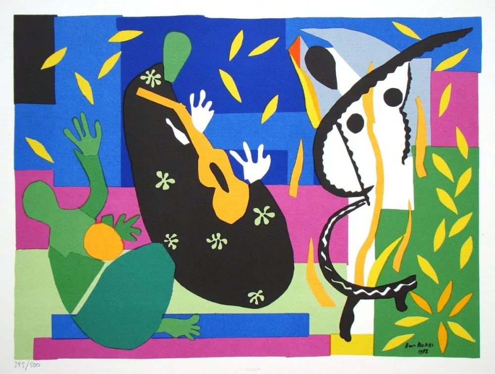 Litografia Matisse - Tristesse du Roi