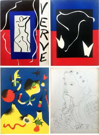 Livro Ilustrado Matisse - VERVE Vol. I n° 1. (couverture de Matisse). 