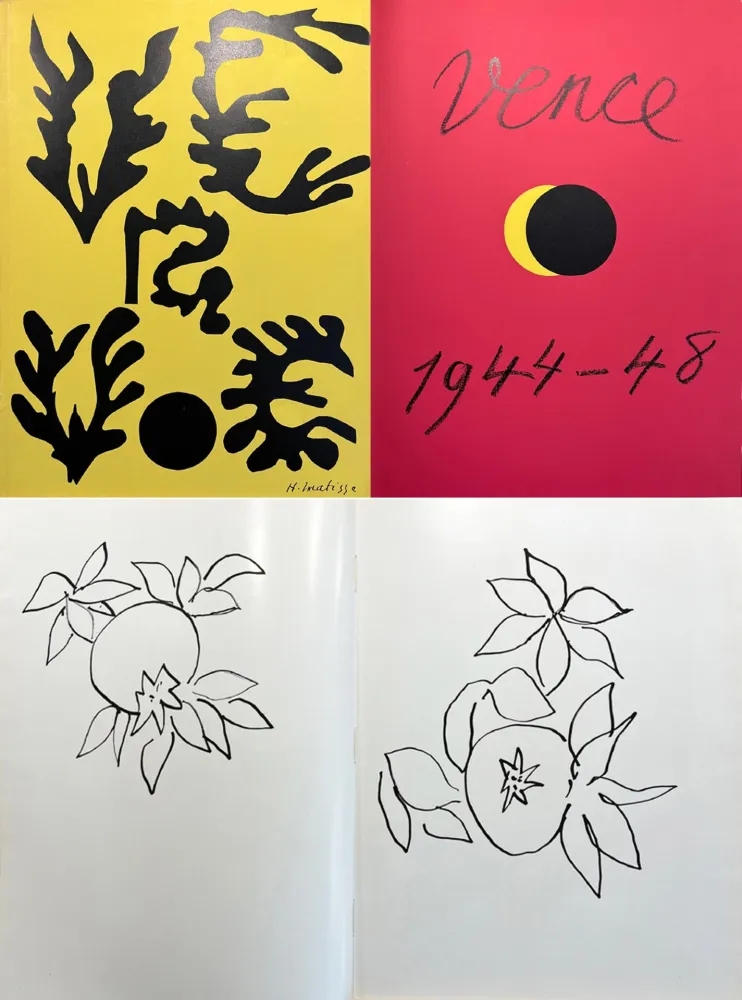 Livro Ilustrado Matisse - VERVE VOL. VI - N° 21-22. VENCE 1944-48 : PEINTURES ET DESSINS DE MATISSE.