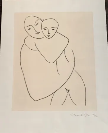 Litografia Matisse - Vierge et l’enfant