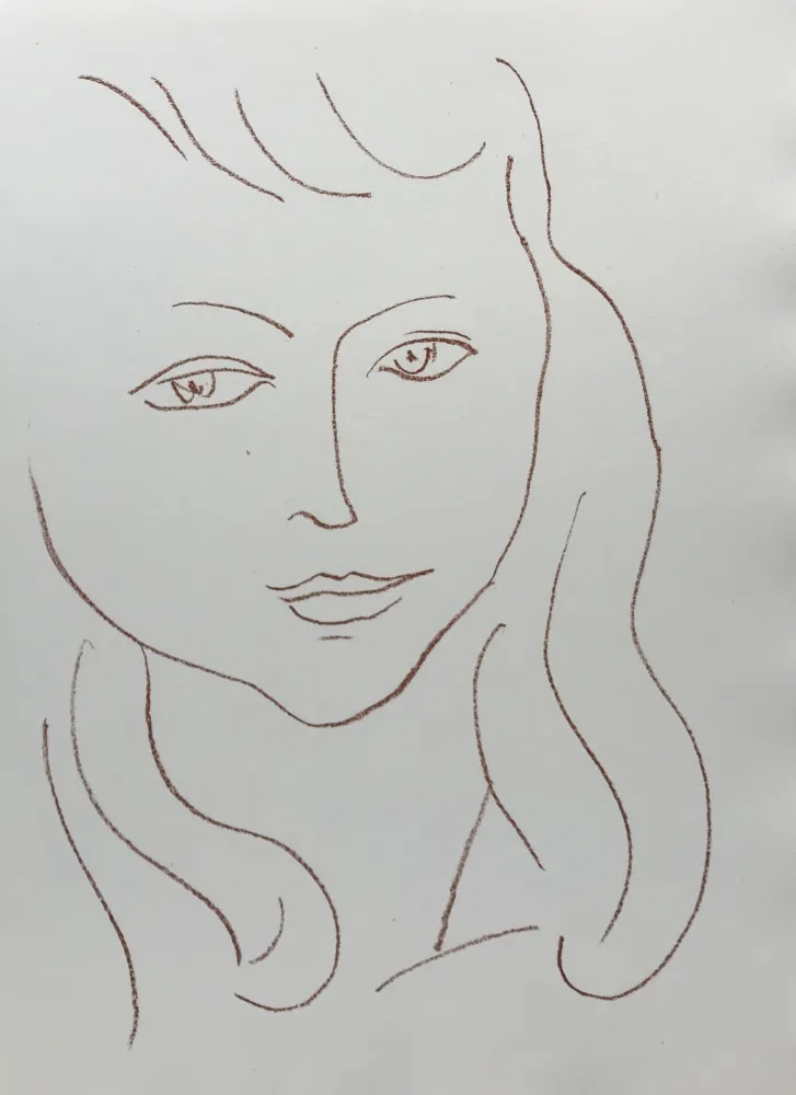 Litografia Matisse - Visages II